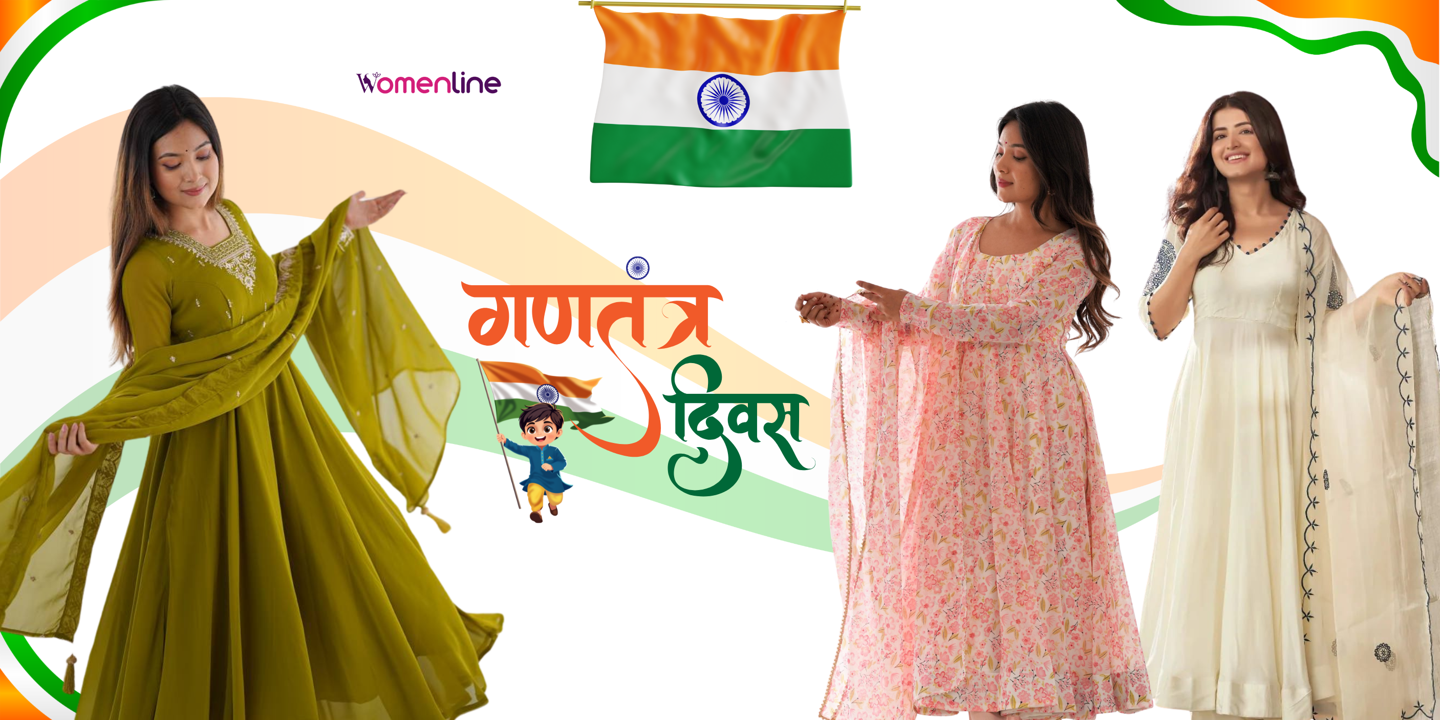 Celebrate Independence Day in Style with Womenline Fashion Ethnic Wear