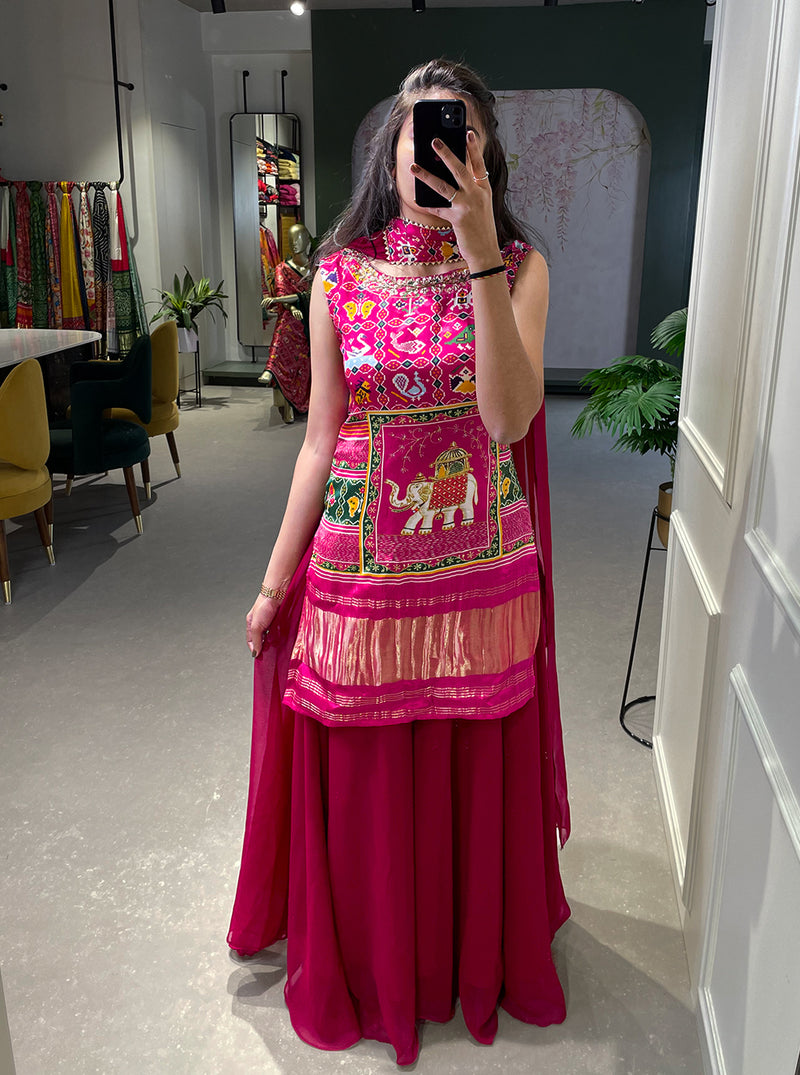 Womenline Creating these completely printed and hand work