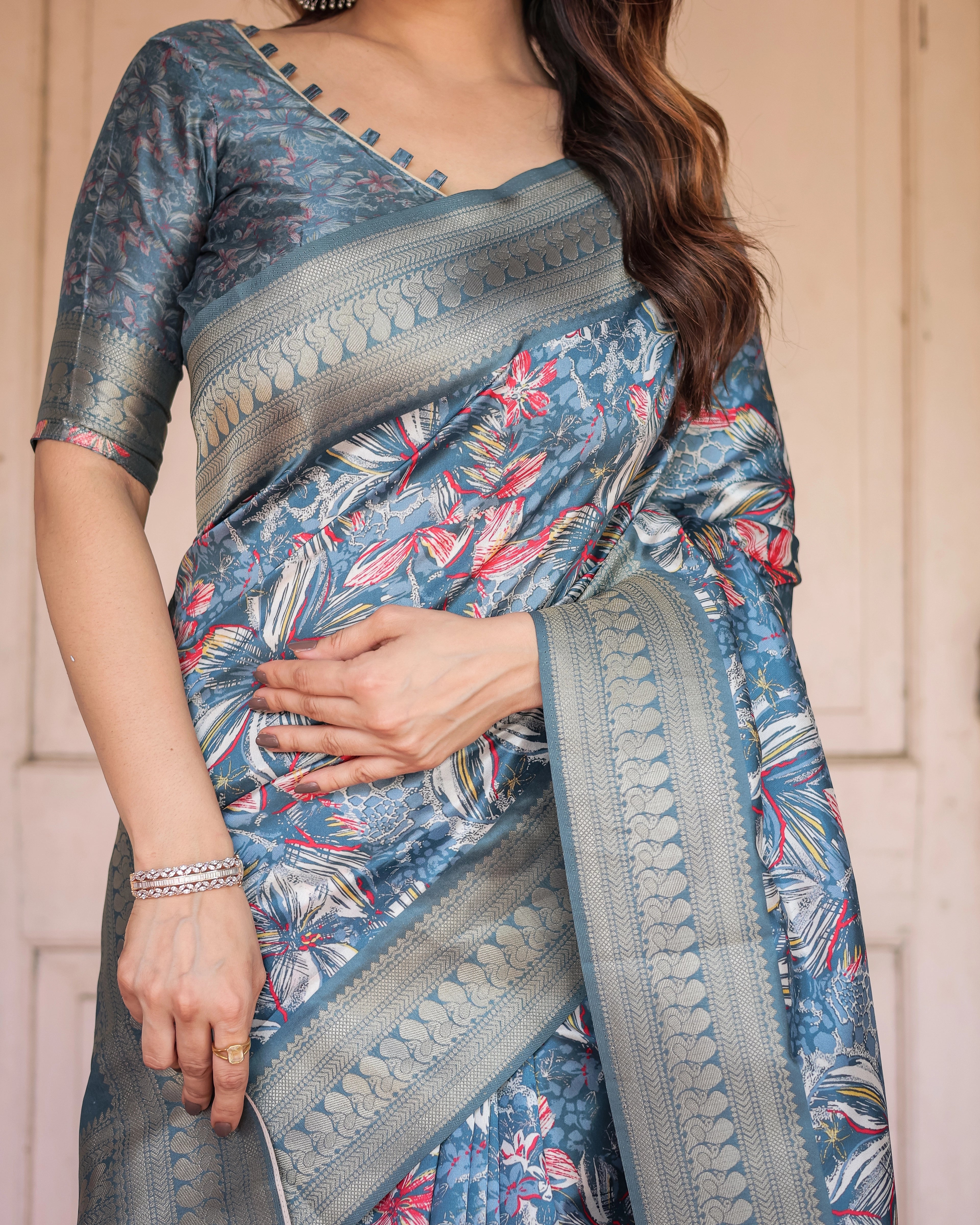 Womenline Authentic Banarasi Saree for Weddings & Festivals