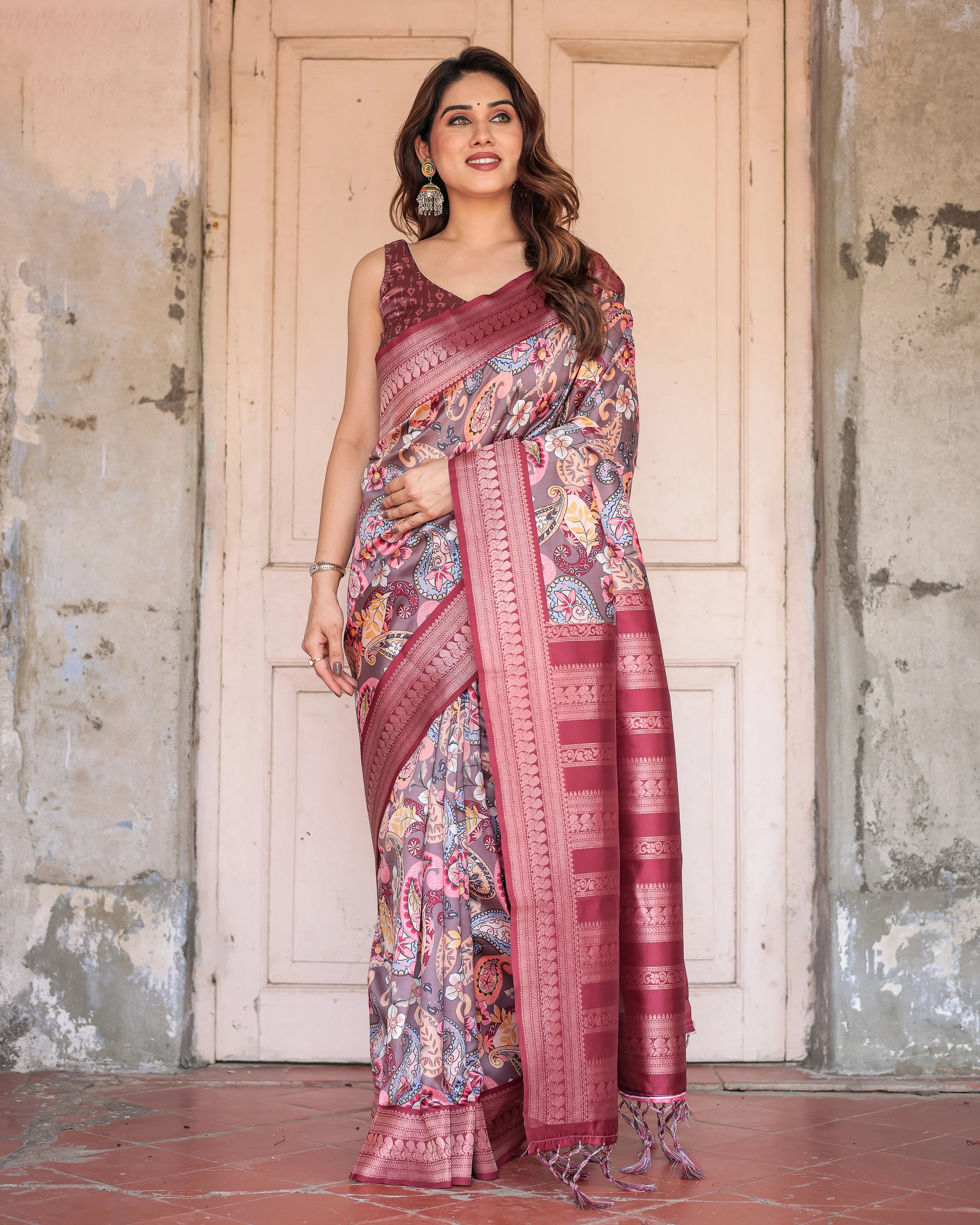 Womenline Elegance in Every Drape Banarasi Saree