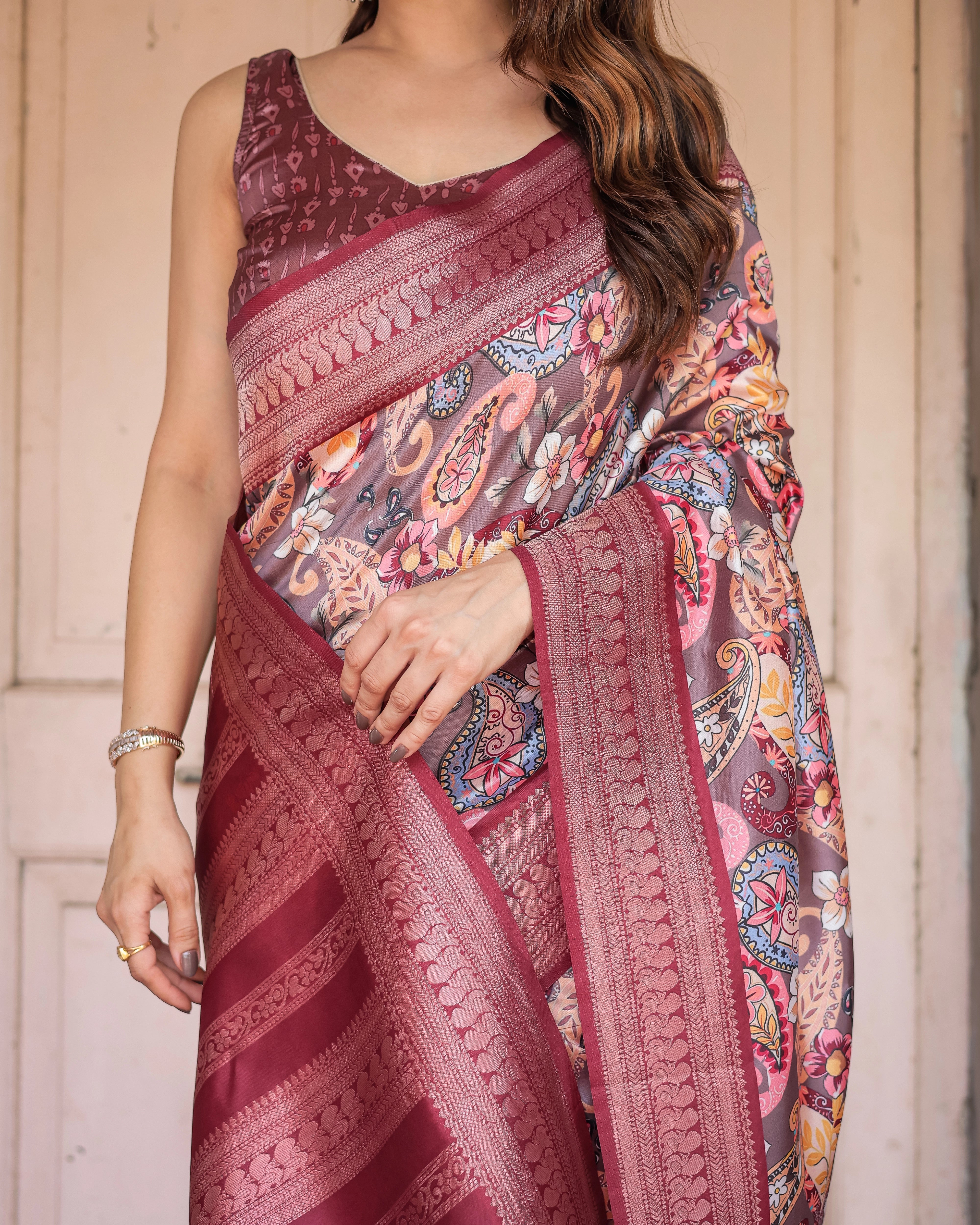 Womenline Elegance in Every Drape Banarasi Saree
