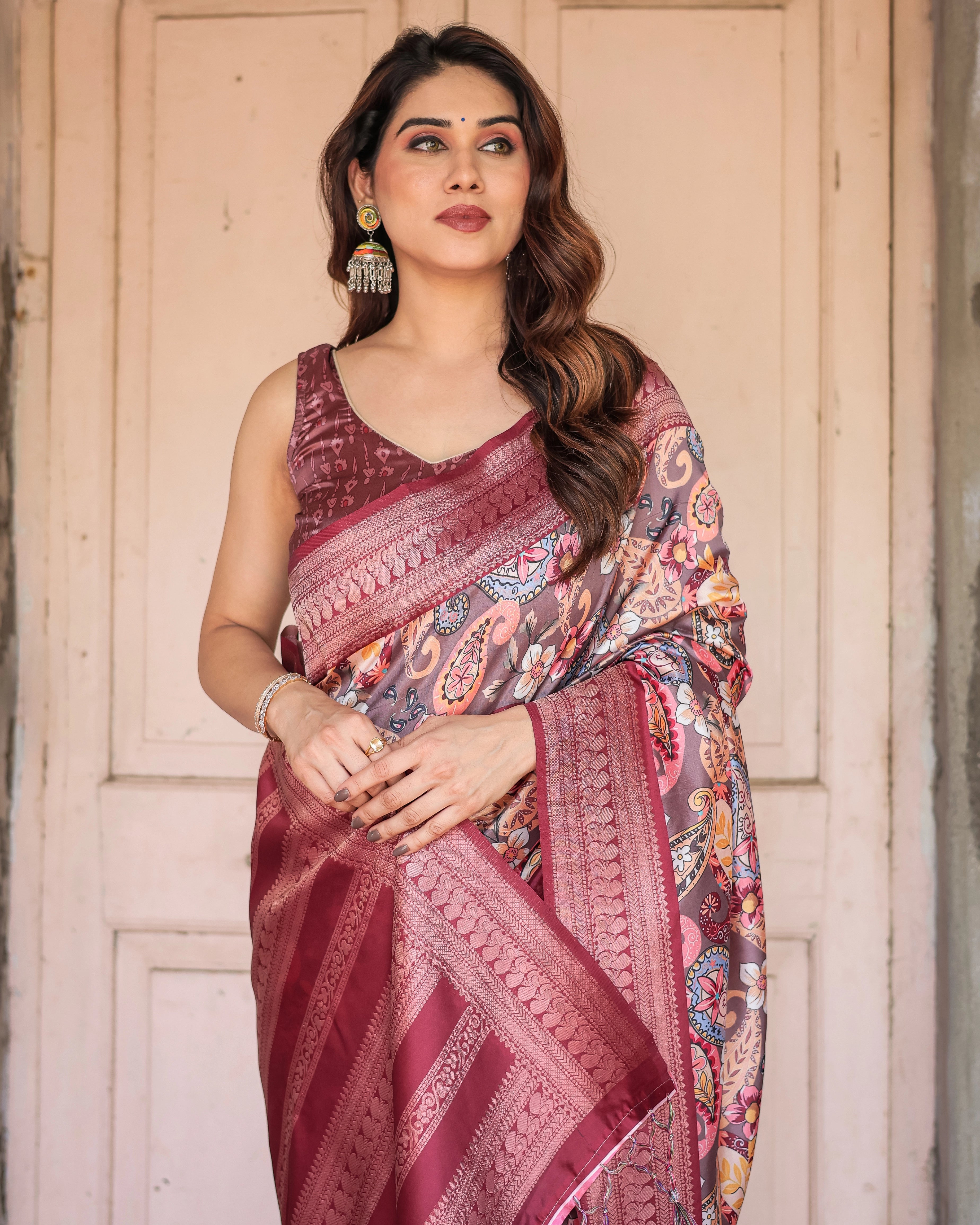 Womenline Elegance in Every Drape Banarasi Saree