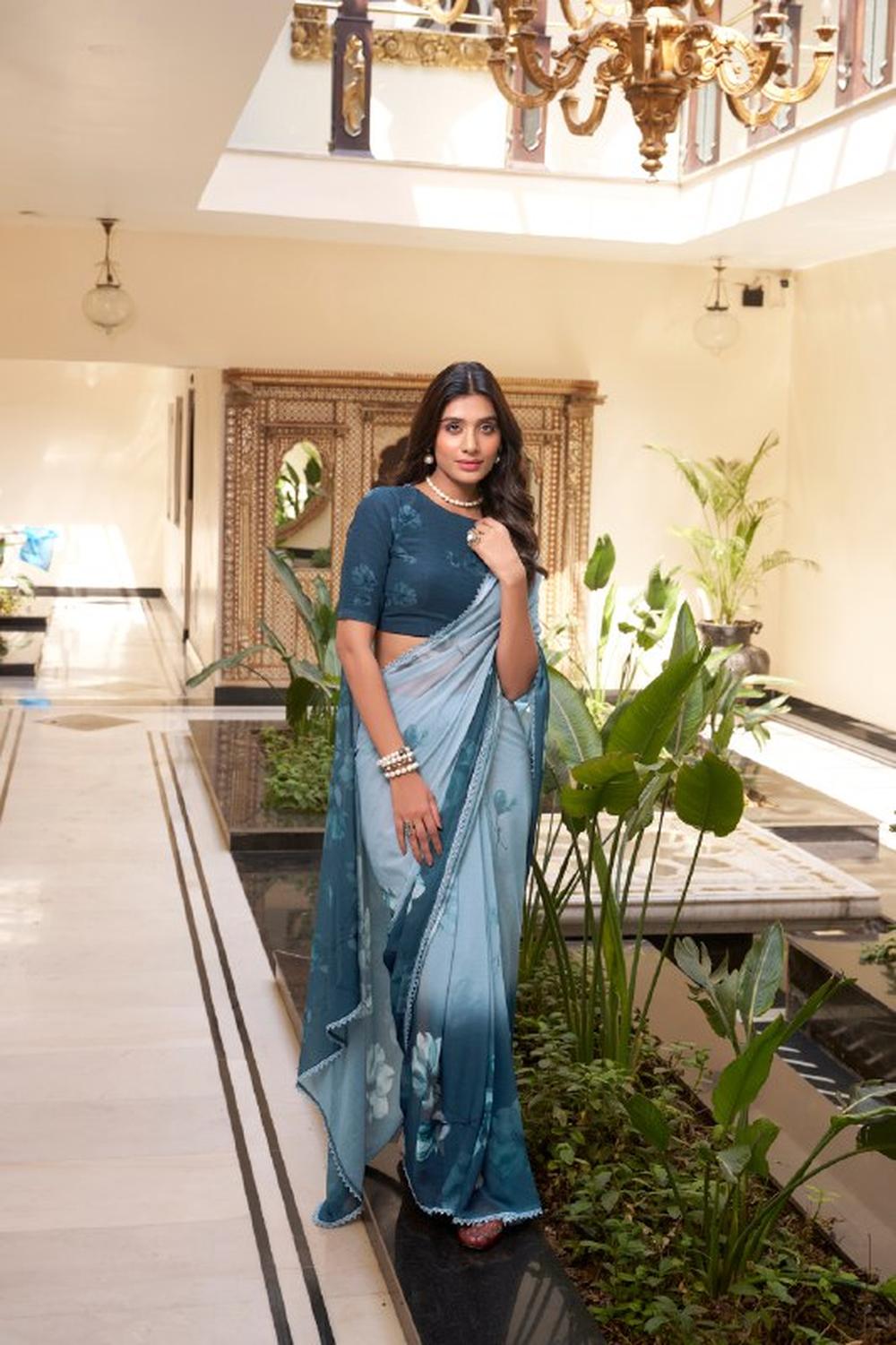 WomenLine Flawless Saree Woven for Iconic Appearances