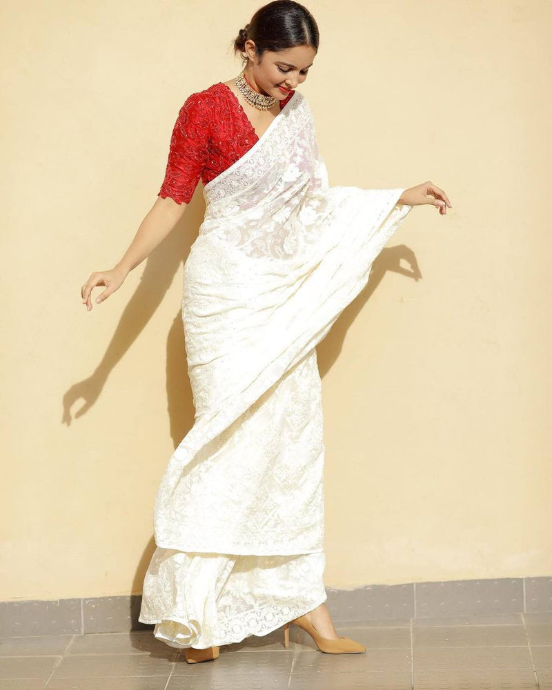 WOMENLINE SUMMER HOT FANCY SAREE