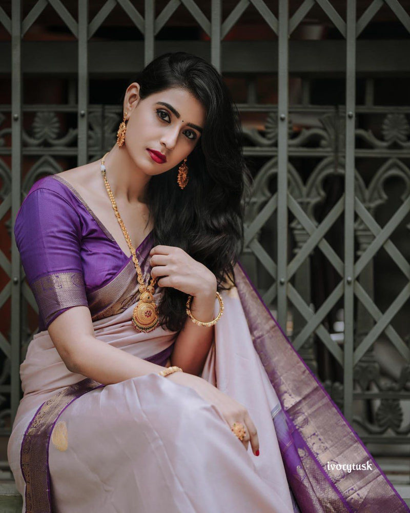 Womenline Art Silk jacquard saree