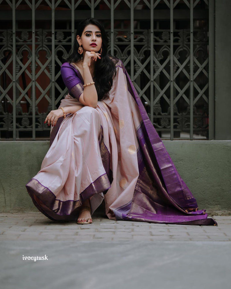Womenline Art Silk jacquard saree
