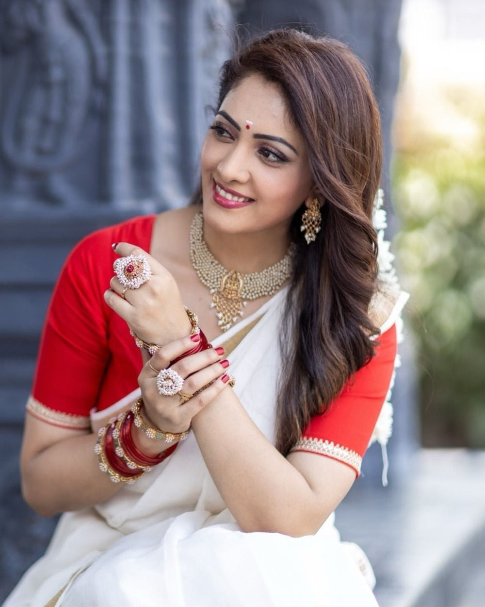 Womenline Southindian silk saree