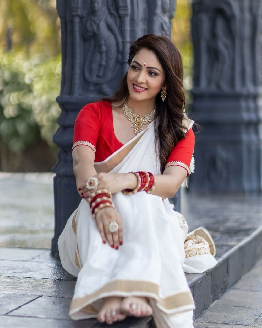 Womenline Southindian silk saree