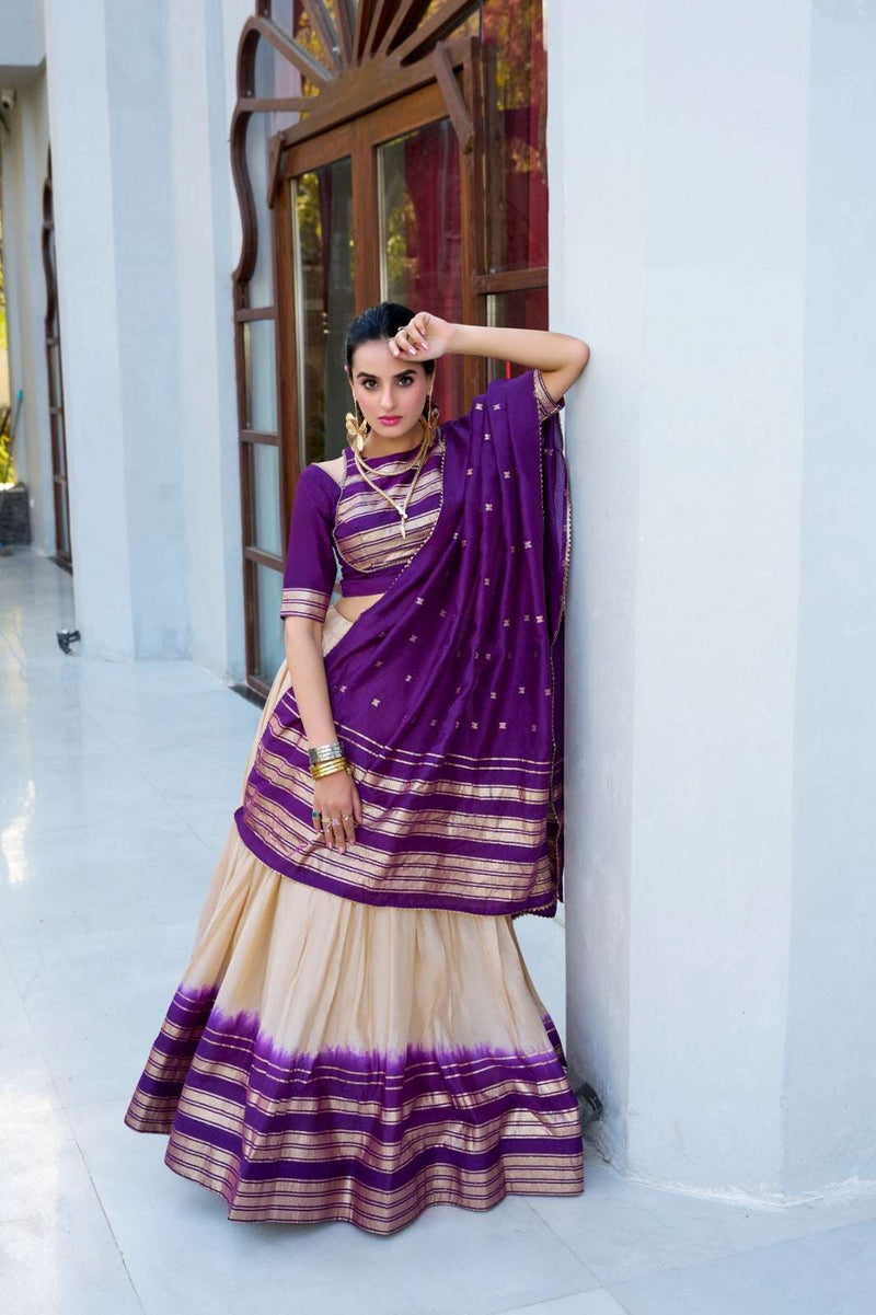 Womenline Jaccard Lehenga Choli