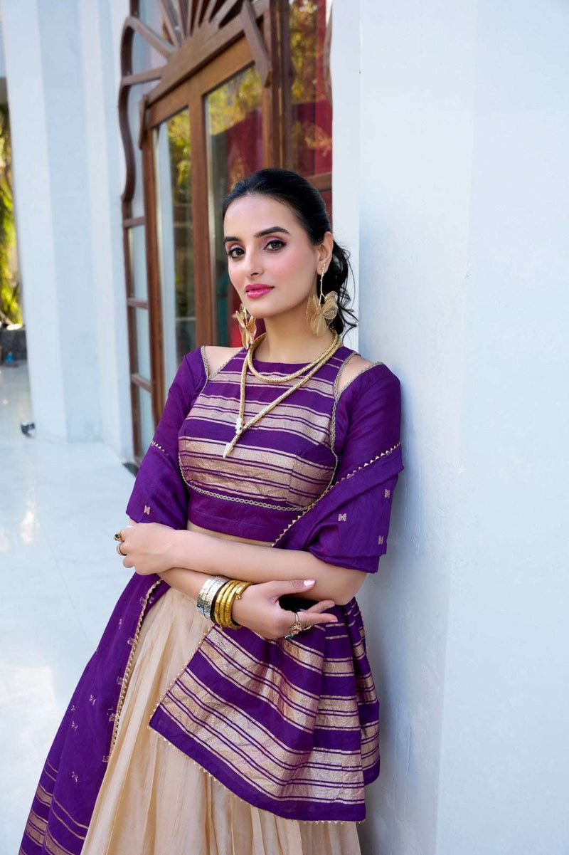 Womenline Jaccard Lehenga Choli