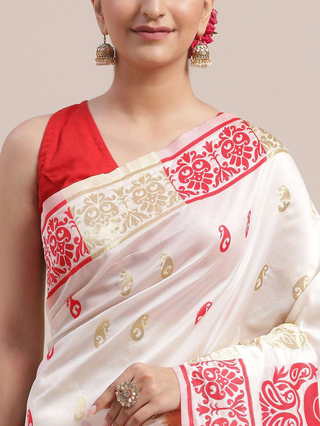 Womenline Pure Soft Silk Saree