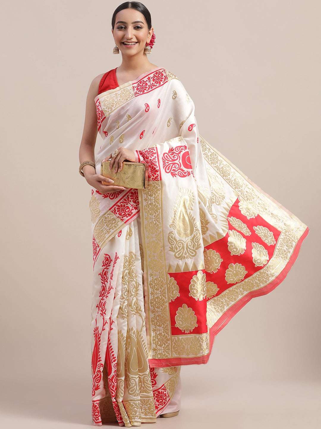 Womenline Pure Soft Silk Saree