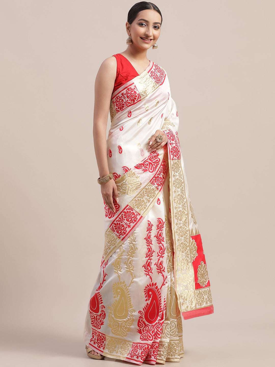 Womenline Pure Soft Silk Saree