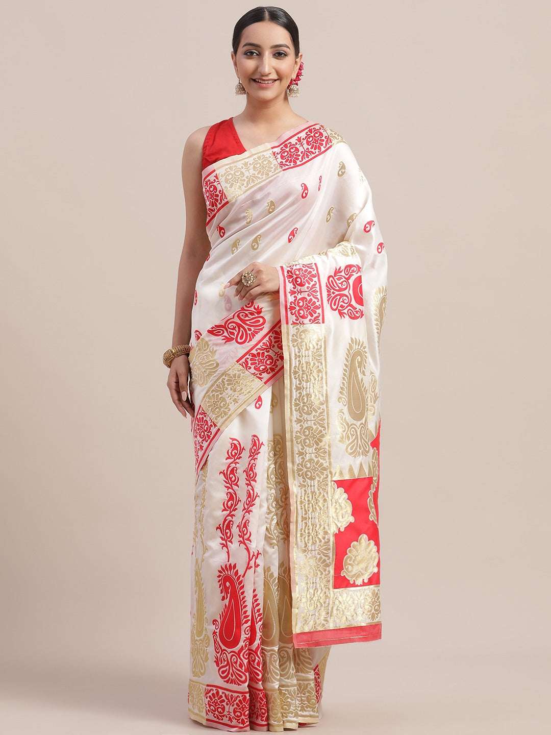 Womenline Pure Soft Silk Saree