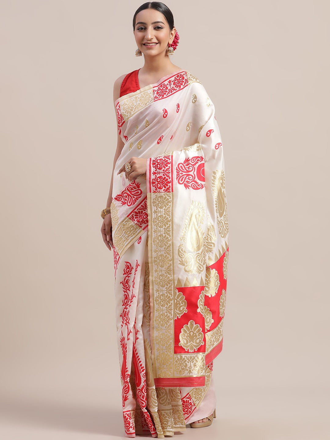 Womenline Pure Soft Silk Saree