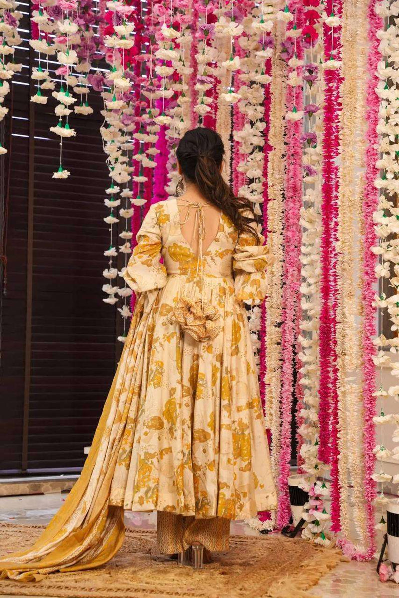 Womenline MANGO DELIGHT Anarkali SUIT