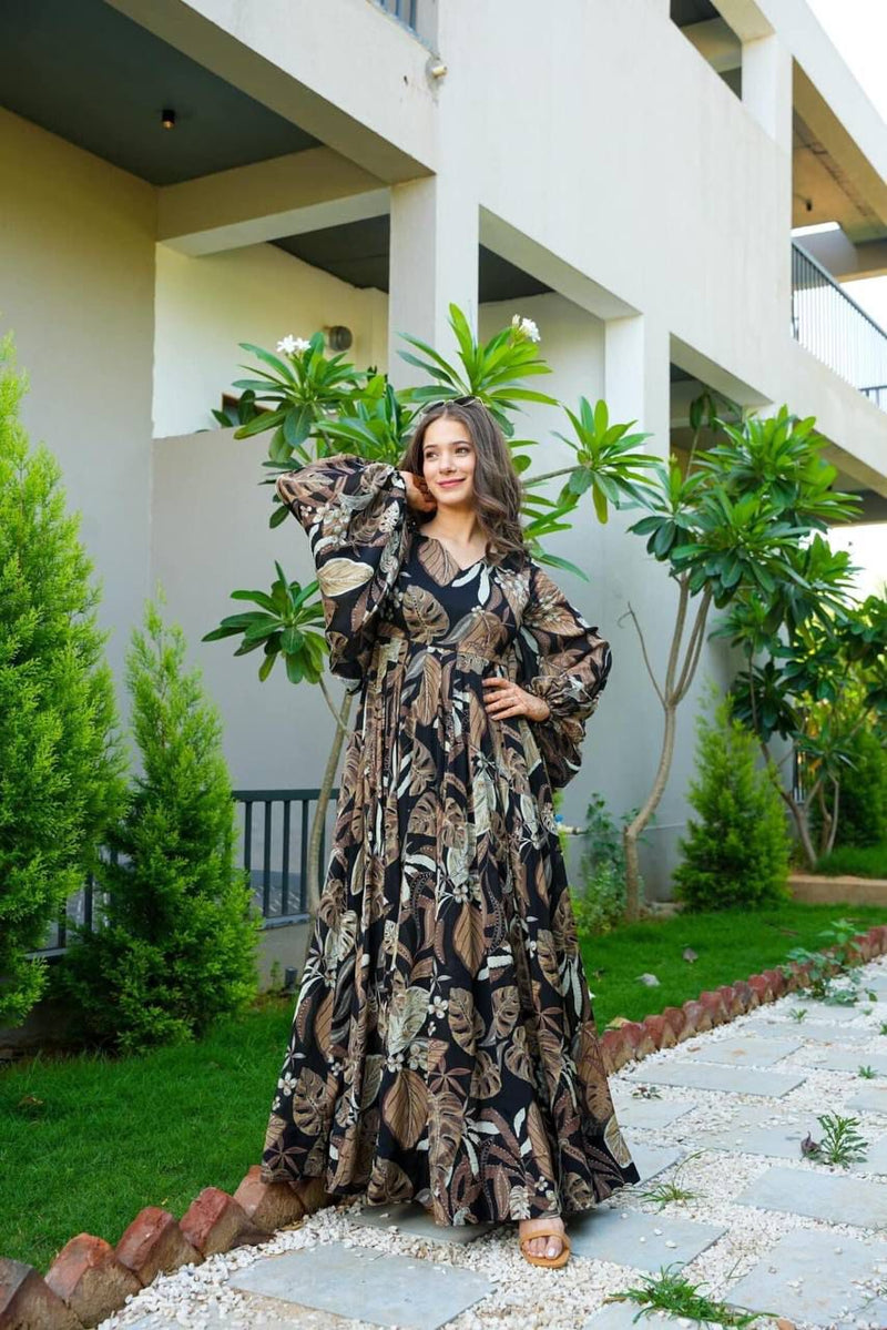 Woomenline Maxy Anarkali Gown