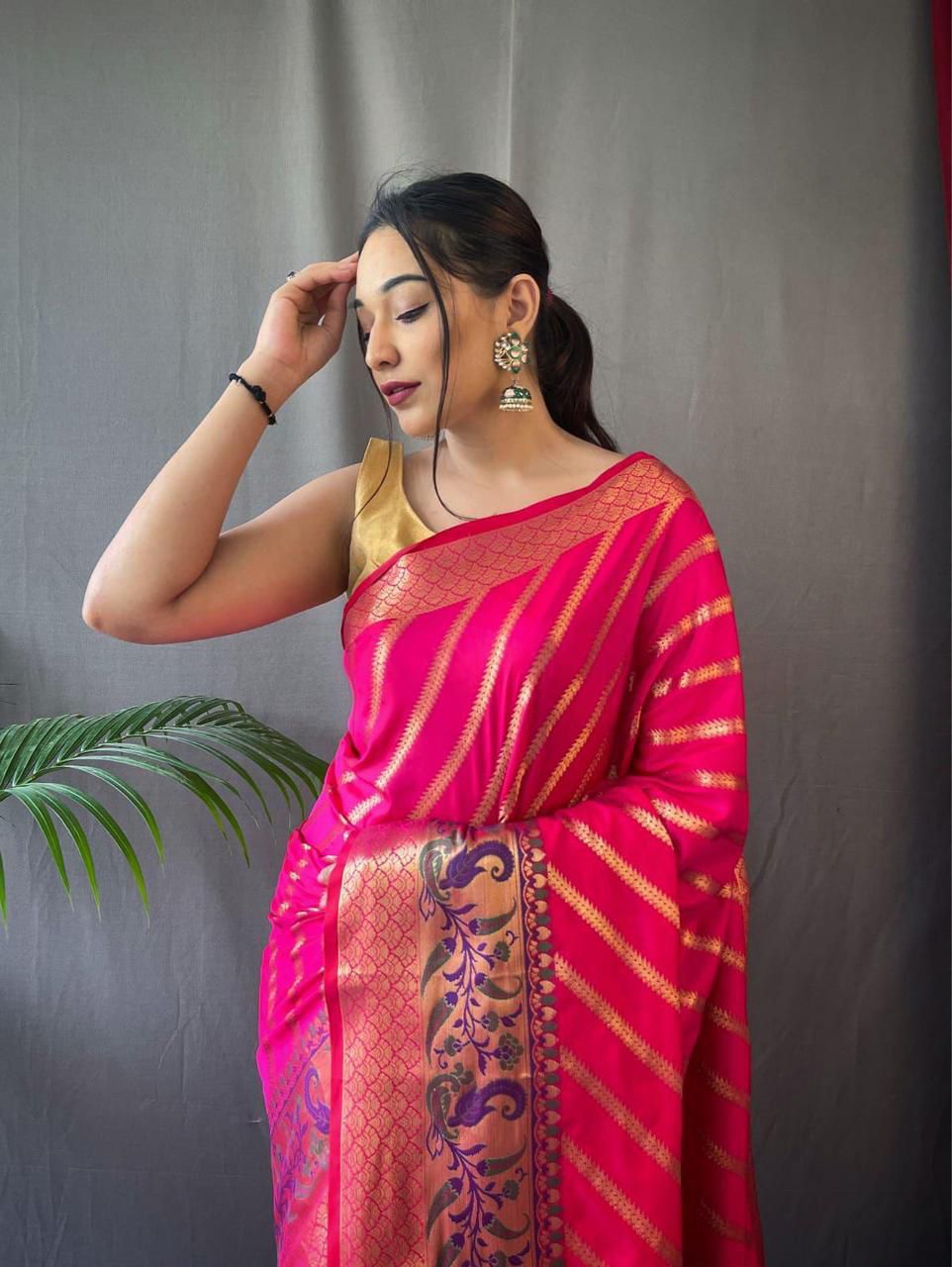 Womenline Pure Silk Sarees