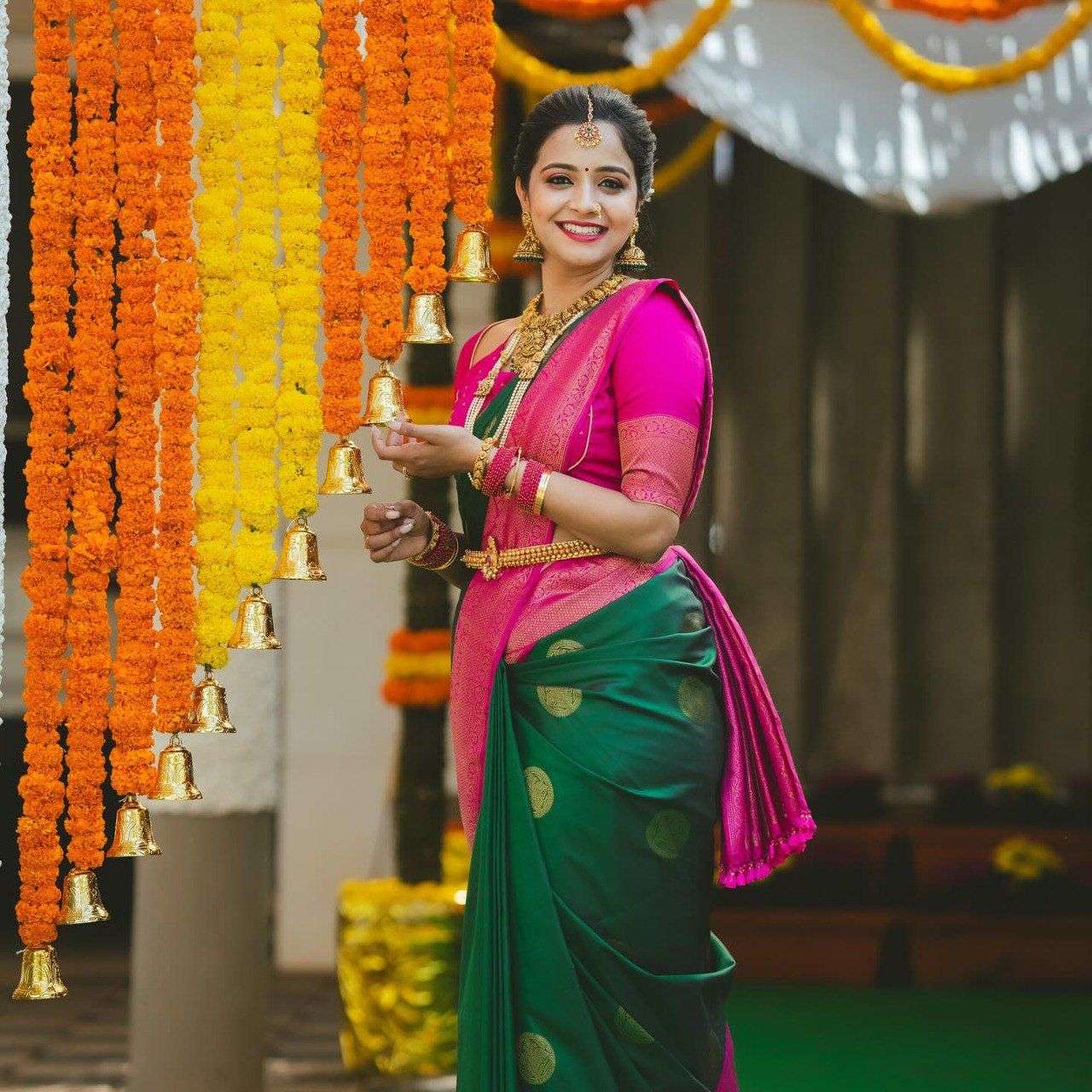 Womenline Art Silk Jacquard Saree