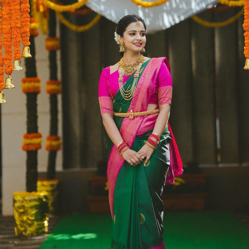 Womenline Art Silk Jacquard Saree