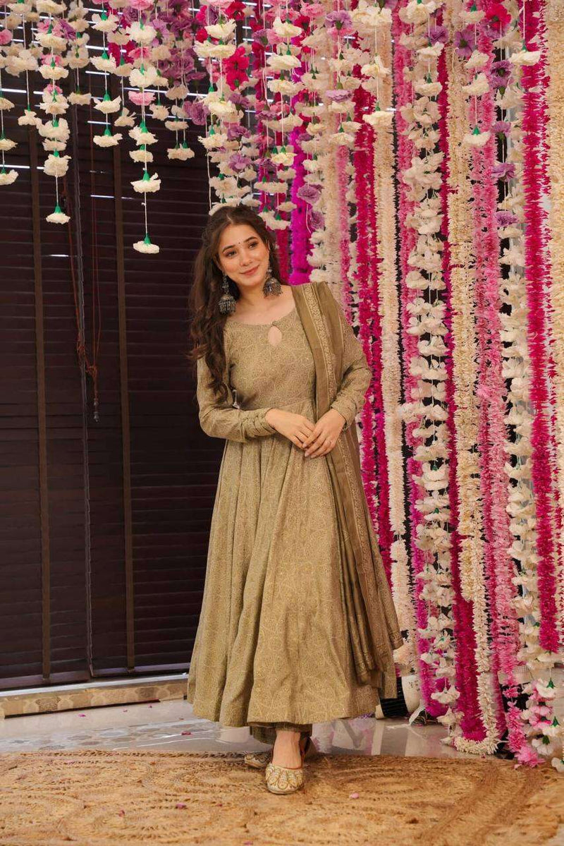 Womenline Ensemble Combines Grace And Style Anarkali suit
