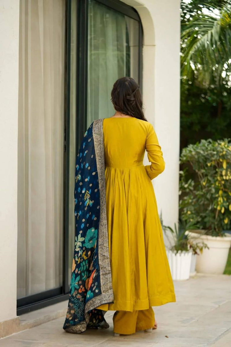 Womenline paired with a gorgeous Anarkali Suit