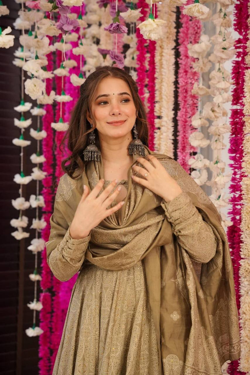 Womenline Ensemble Combines Grace And Style Anarkali suit