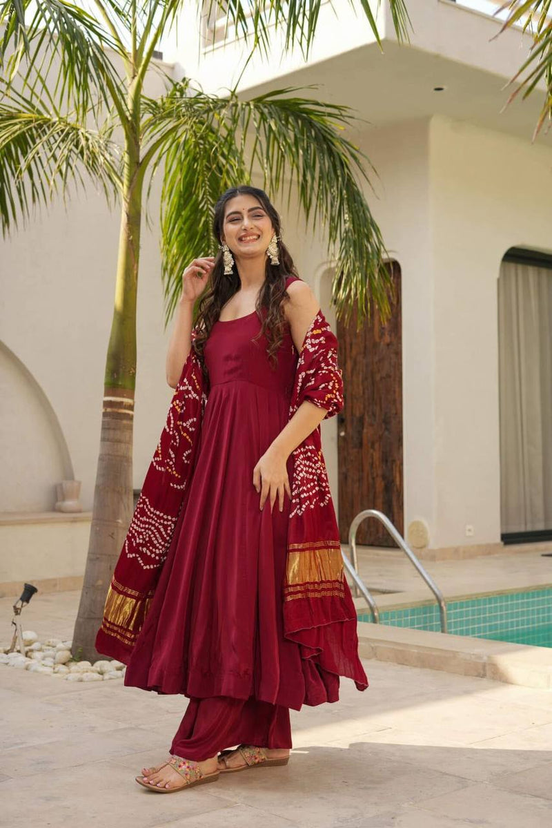 Womenline compliments it perfectly Anarkali Suit