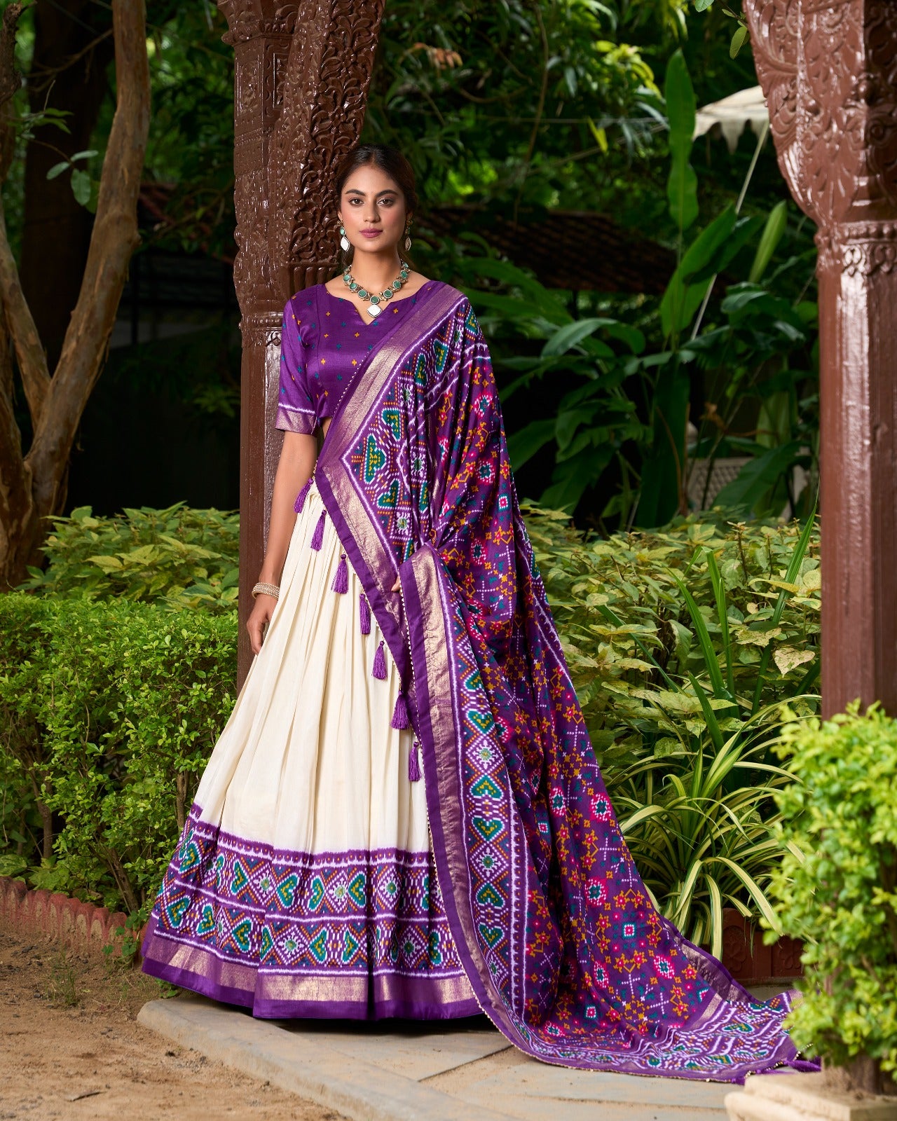 Womenline Purpal Color Lehenga Choli