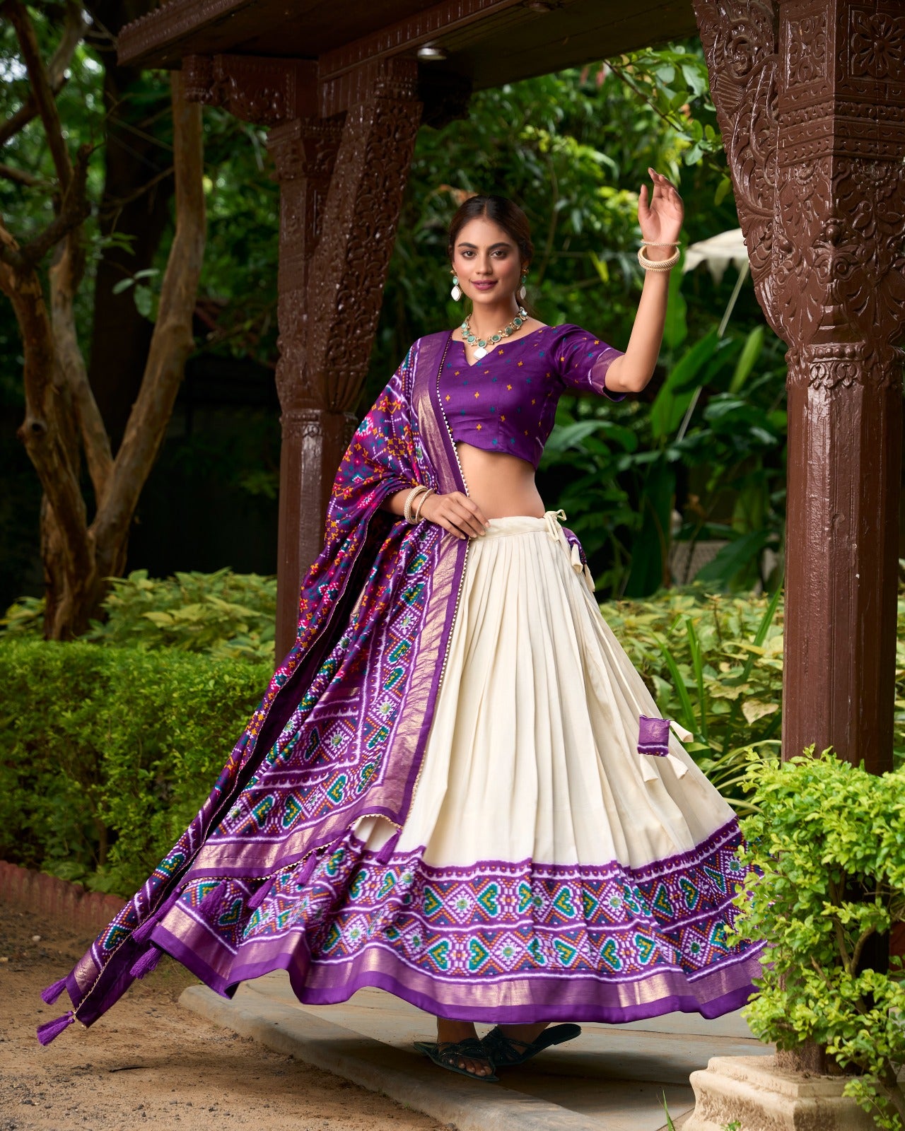 Womenline Purpal Color Lehenga Choli