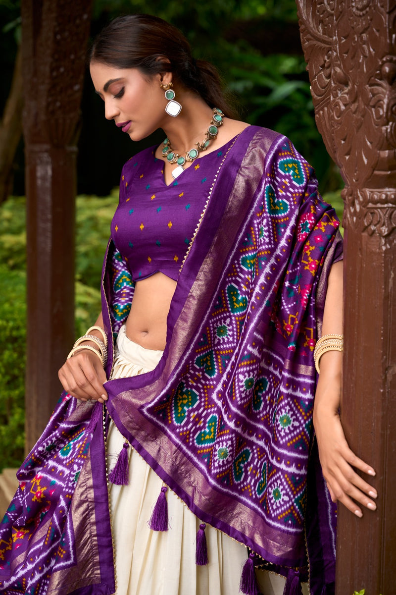 Womenline Purpal Color Lehenga Choli