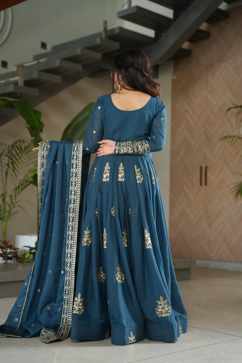 Womenline Rama Color Desginer Gown