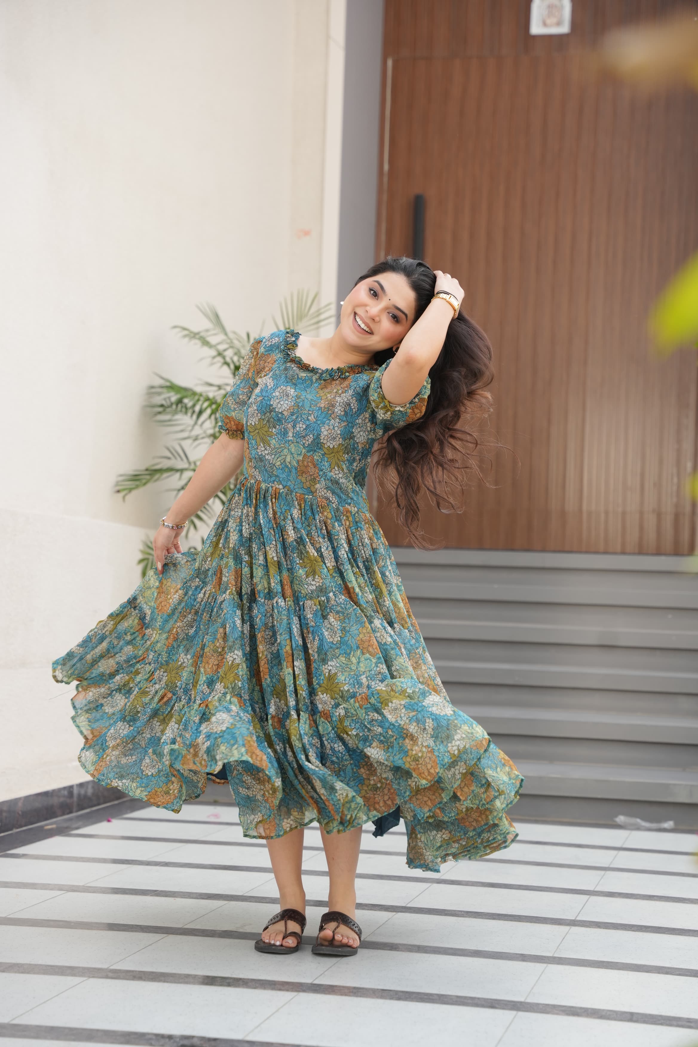 Womenline Green Color Tunic