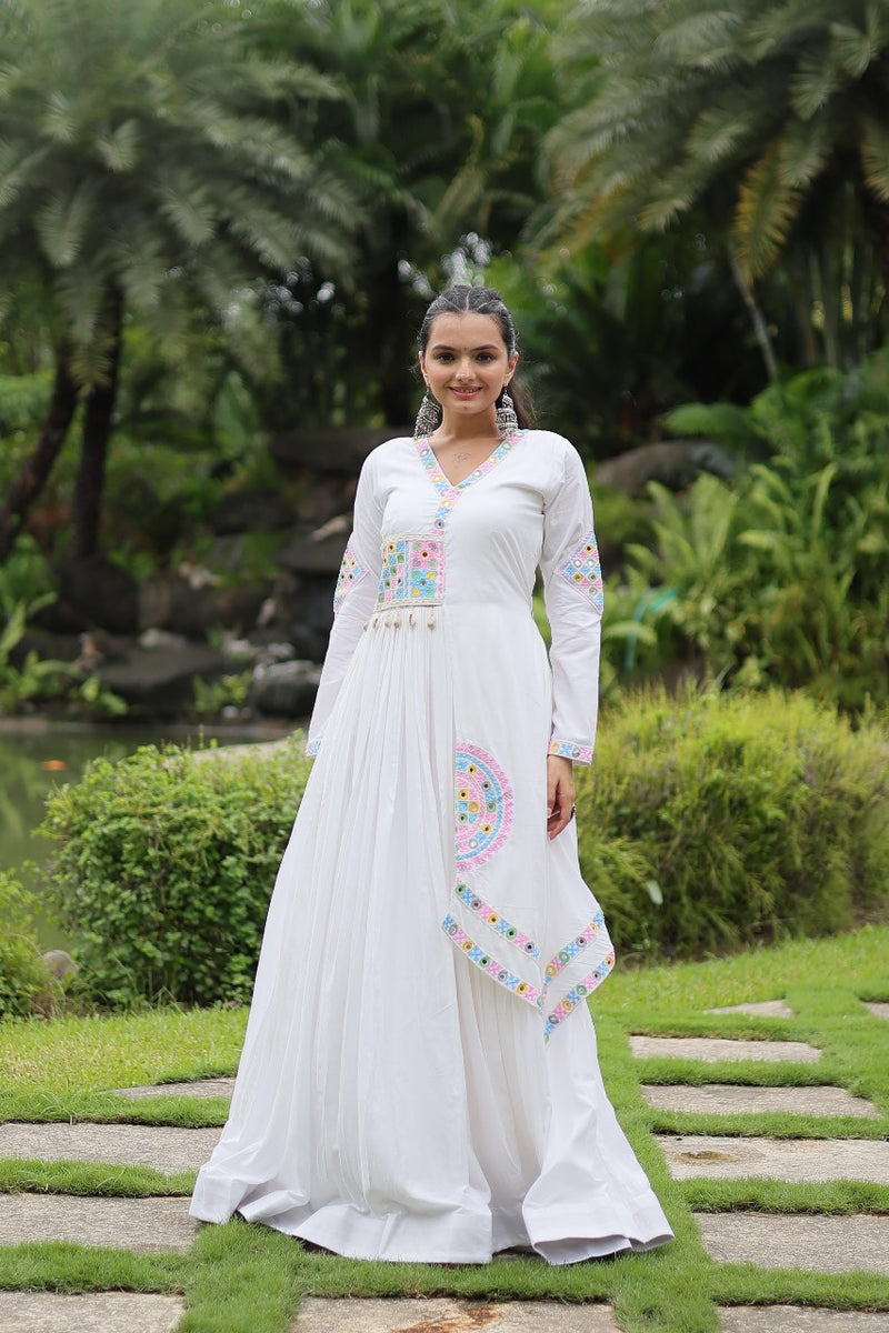 Womenline White Color Celebrate the spirit of Navratri