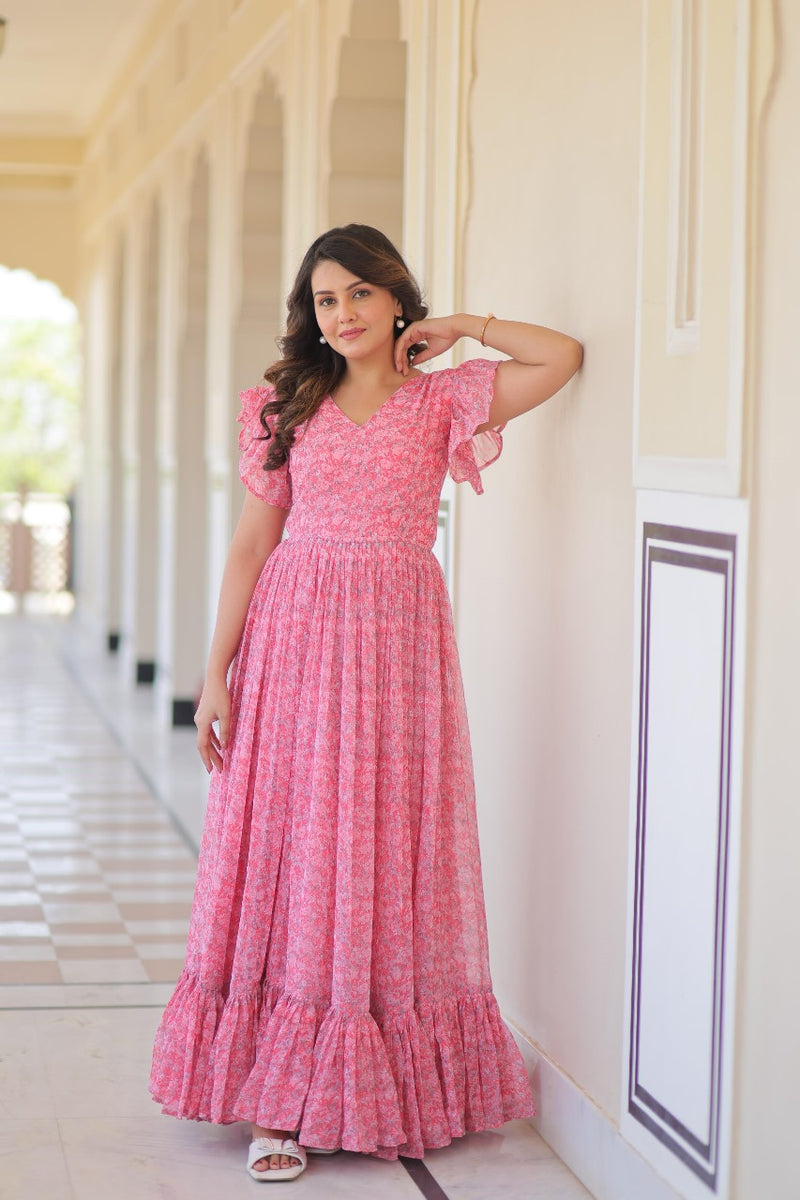 Womenline Full Flaired Gown