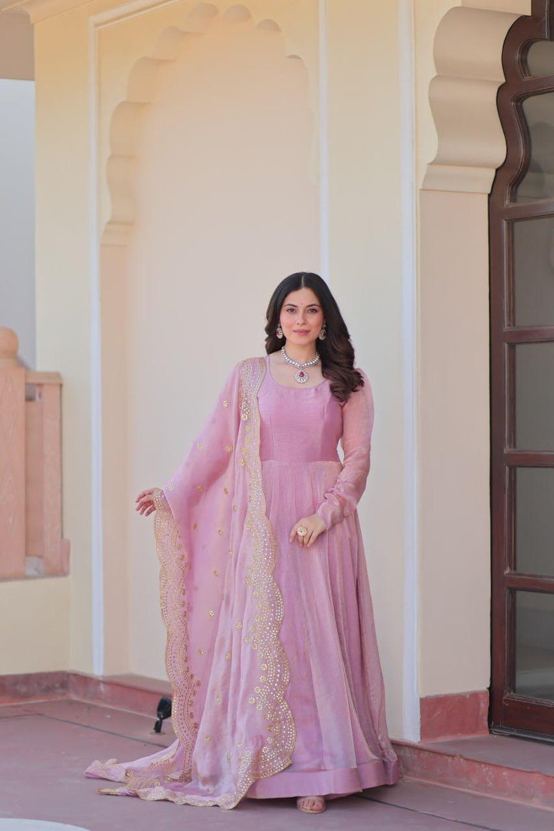 Womenline Fendy Chiffon Gown