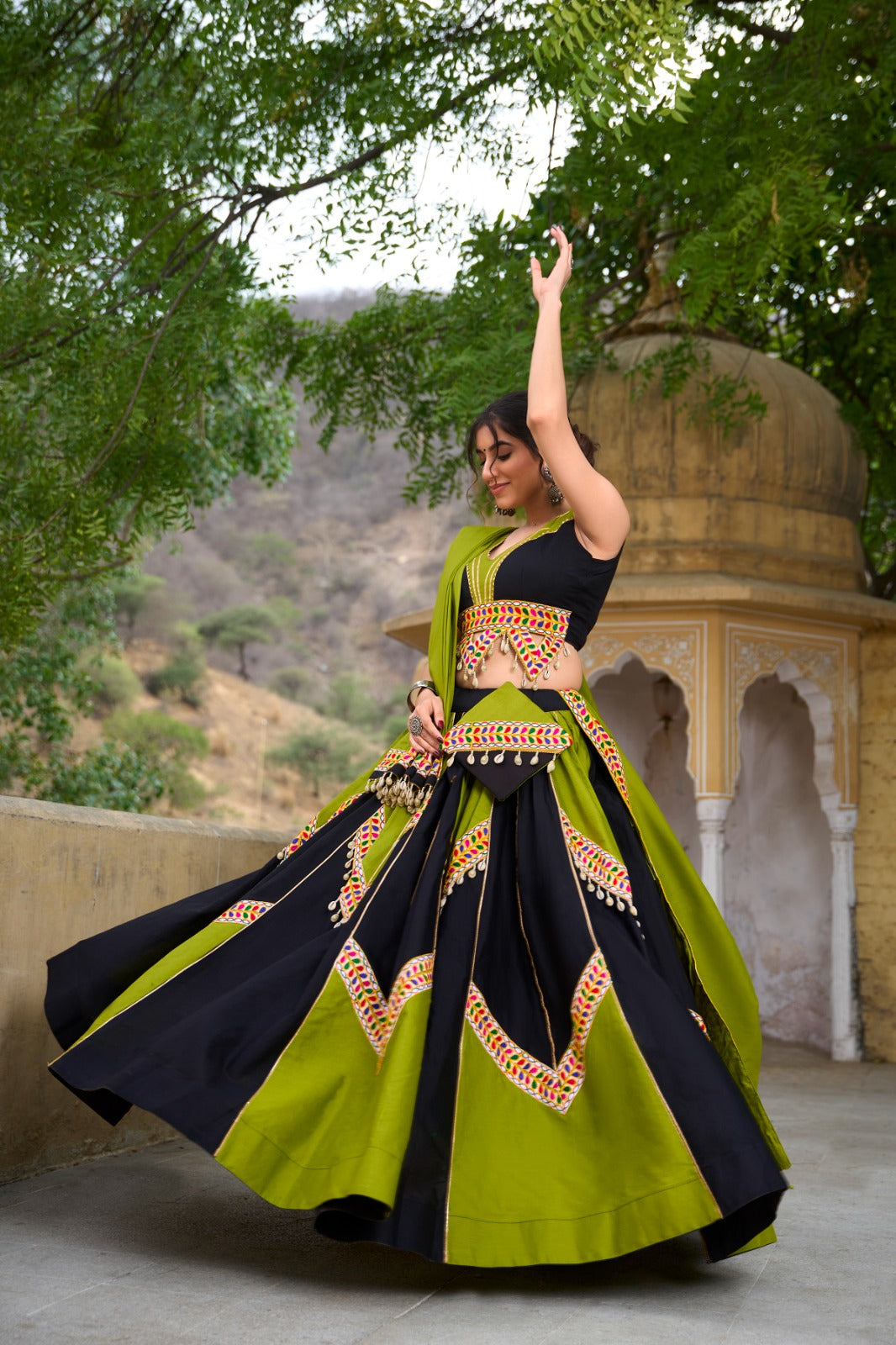 Womenline Traditional vibes with a twist Navratri Lehenga Choli