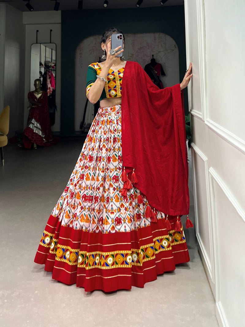 Womenline Drape yourself in Patola elegance Lehenga Choli