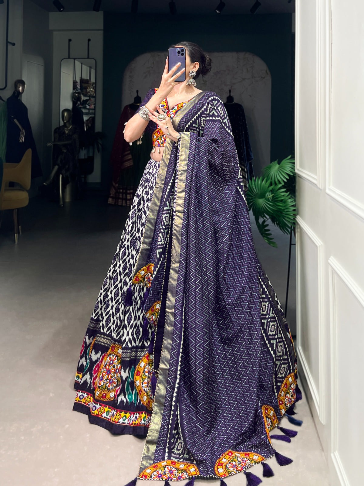 Womenline shine bright in prints and mirror-worked perfection