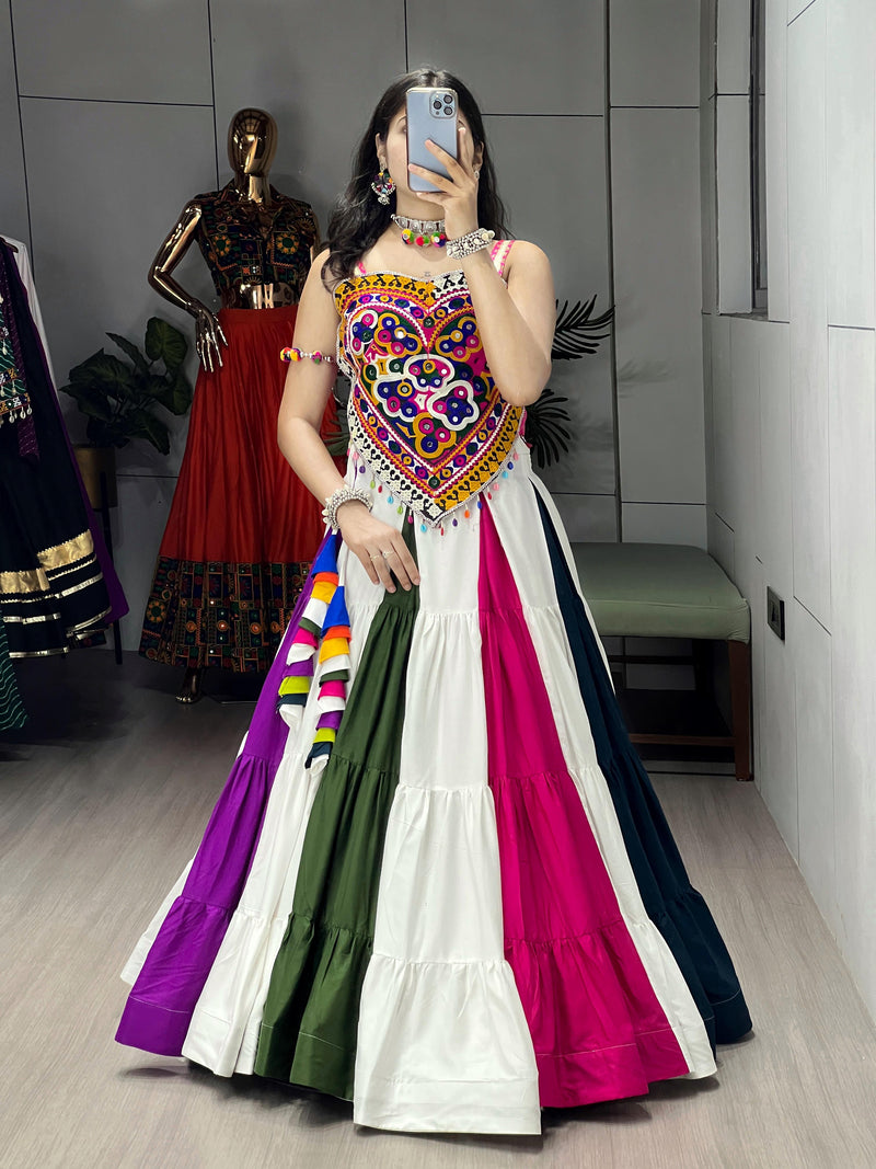 Womenline Flaunt ethnic elegance with this colorful Navratri choli