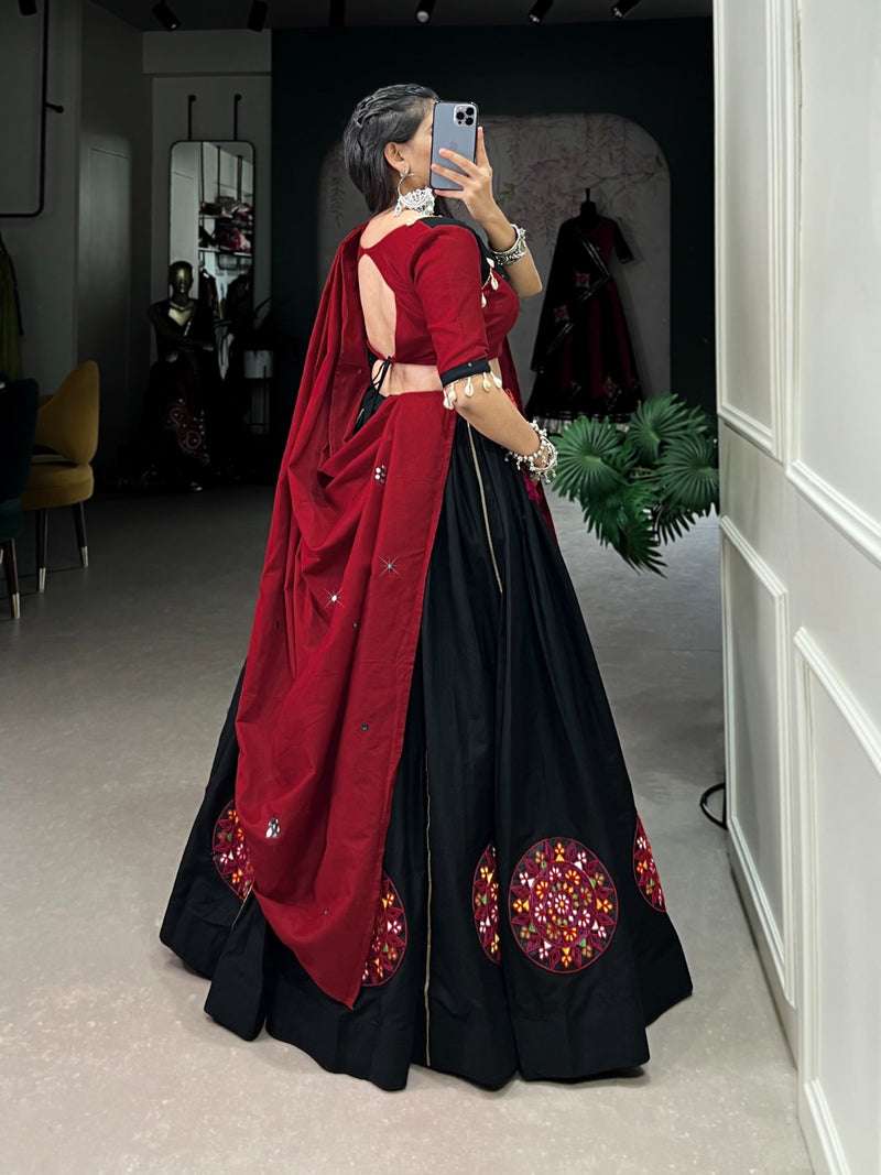 Womenline Not just black… it’s bold Navratri Lehenga Choli