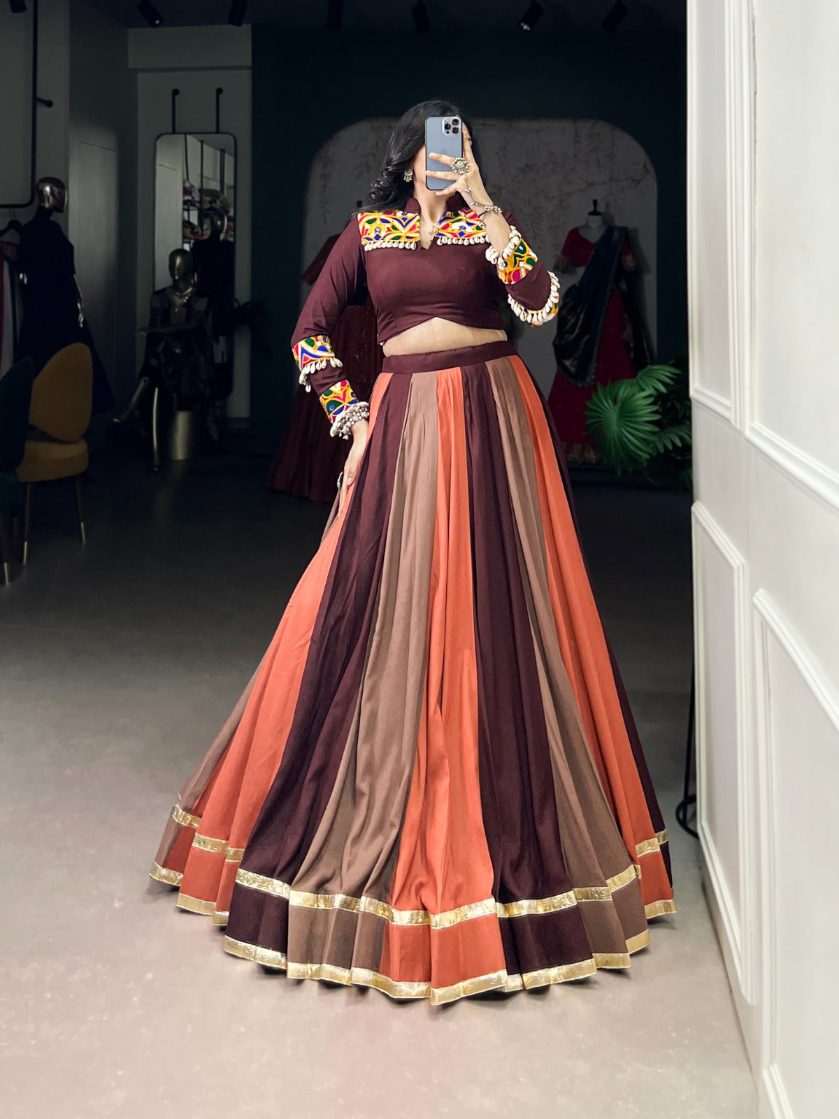 Womenline Navratri vibes Lehenga Choli