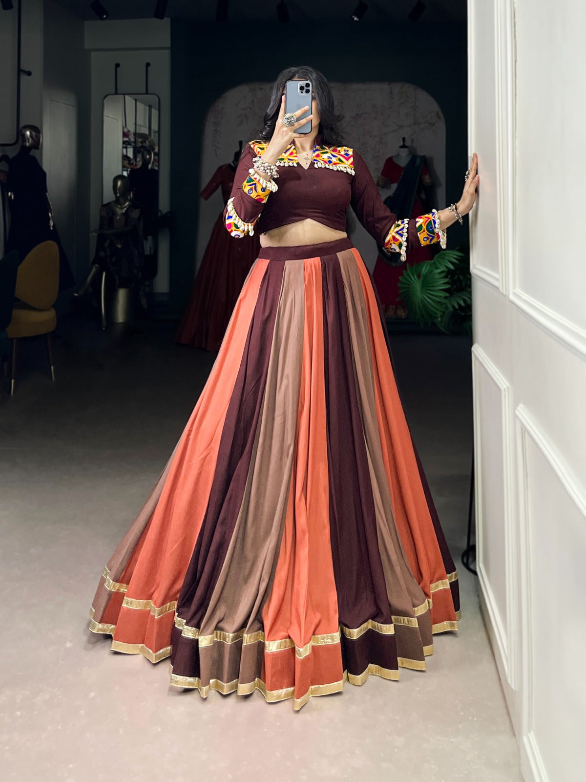 Womenline Navratri vibes Lehenga Choli
