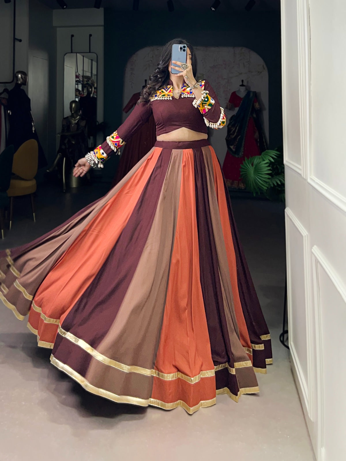 Womenline Navratri vibes Lehenga Choli