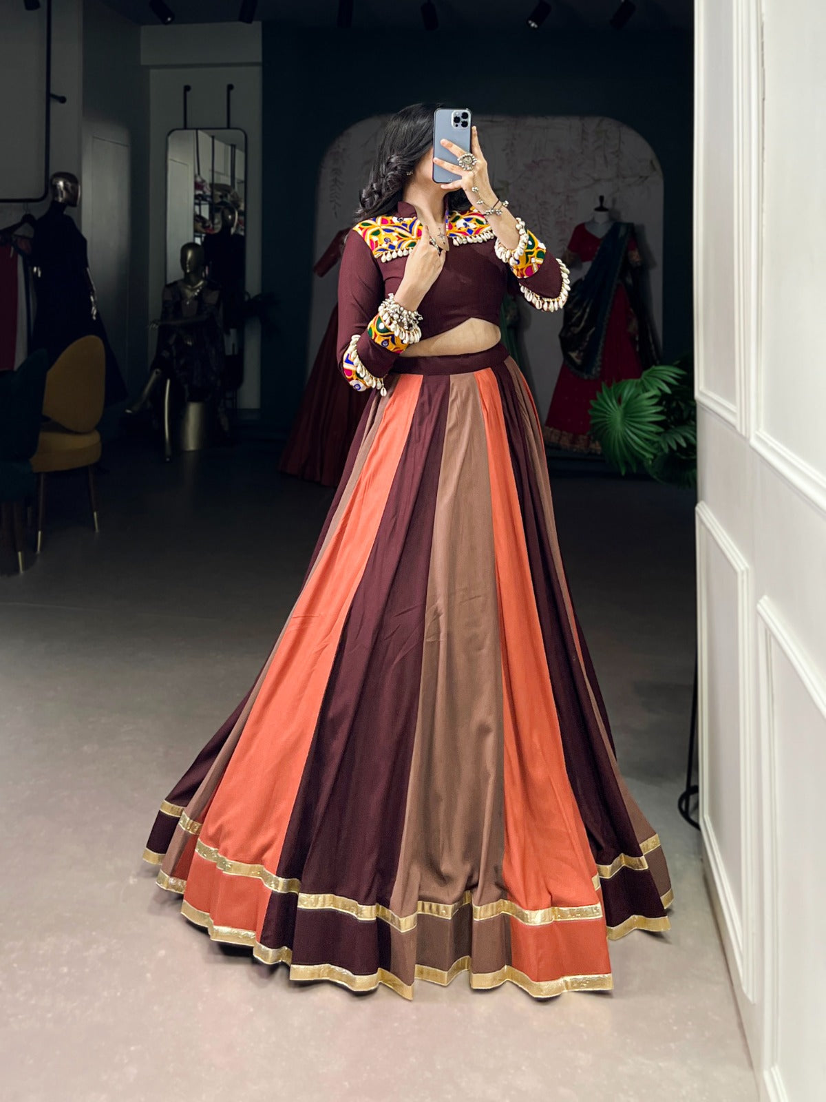 Womenline Navratri vibes Lehenga Choli