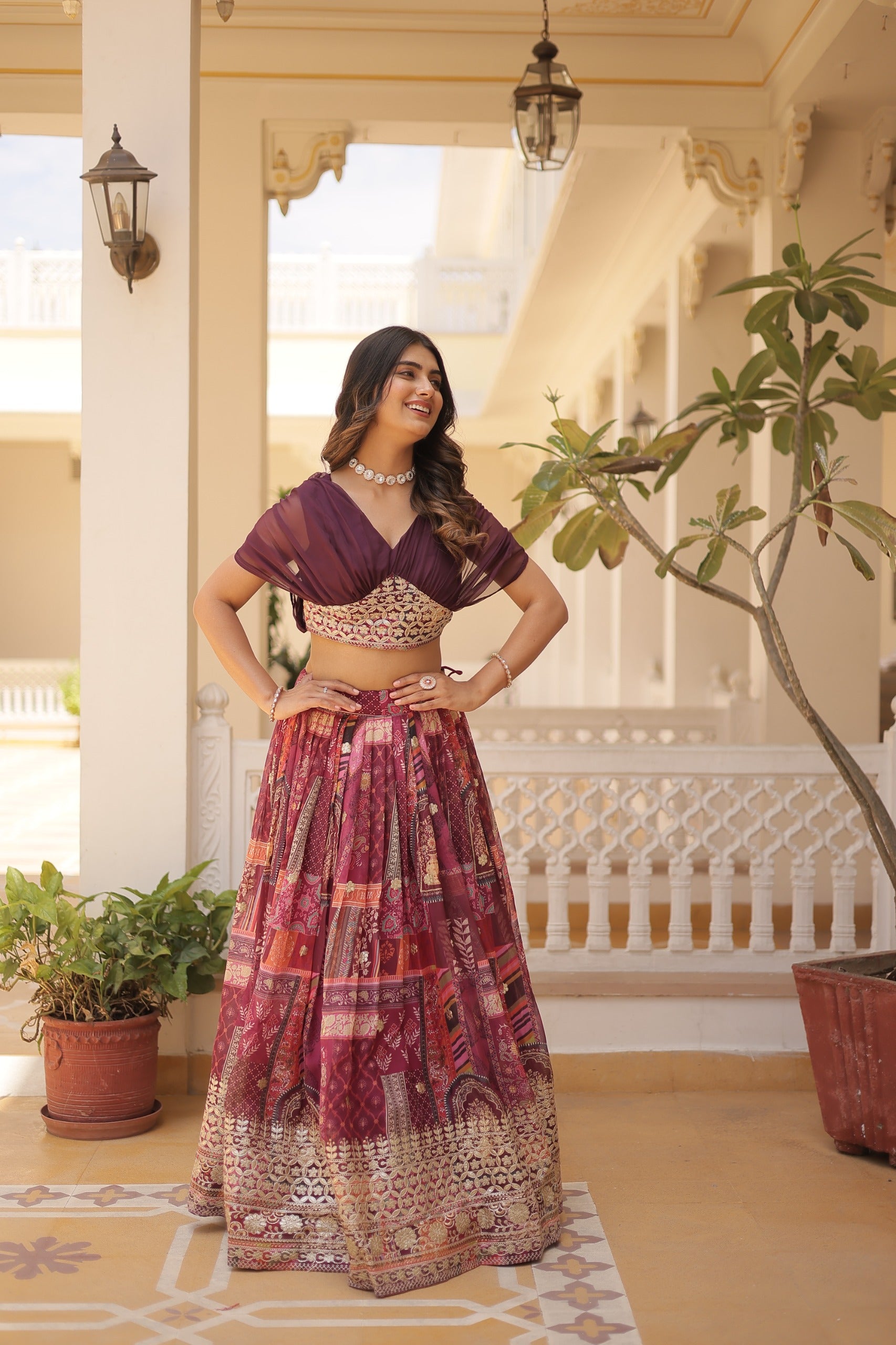 Womenline Russian Silk Rich Lehenga Choli