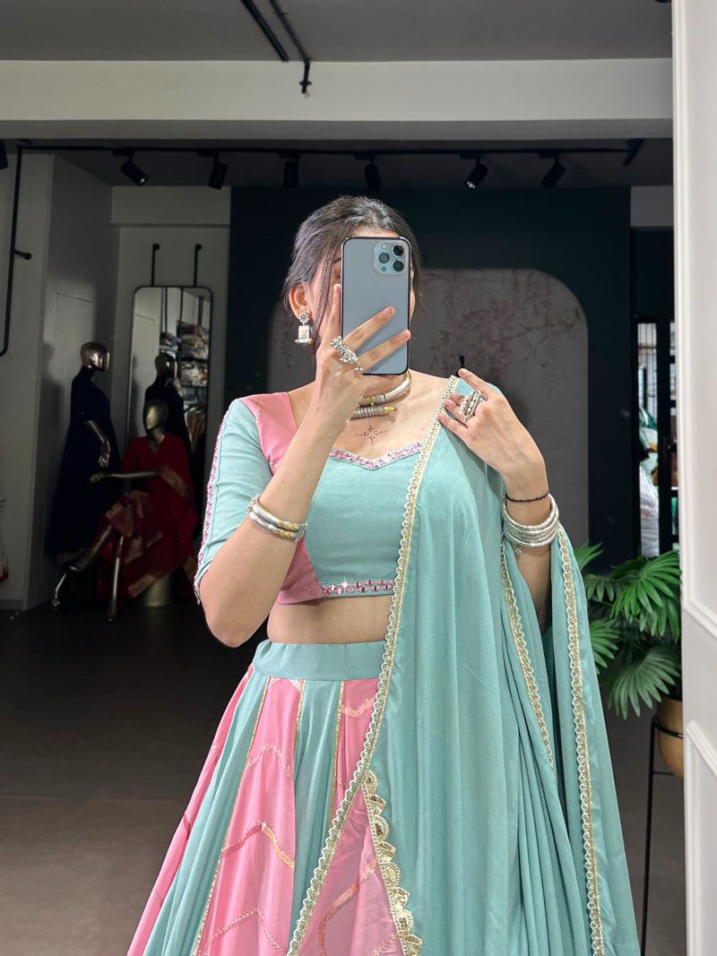 Womenline Graceful Garba Nights Navratri Lehenga Choli