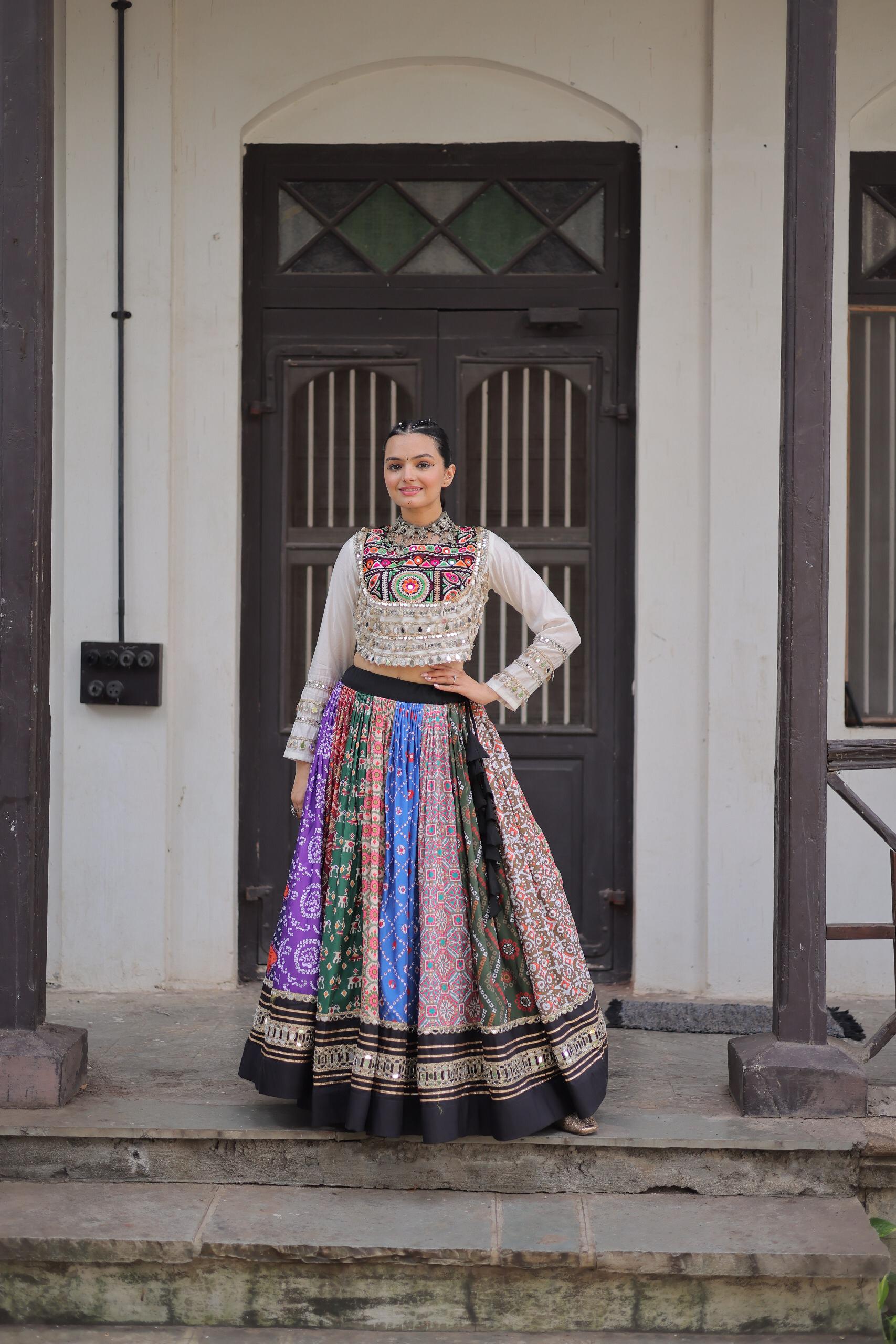Womenline Styliesh Wear Navratri Lehenga Choli