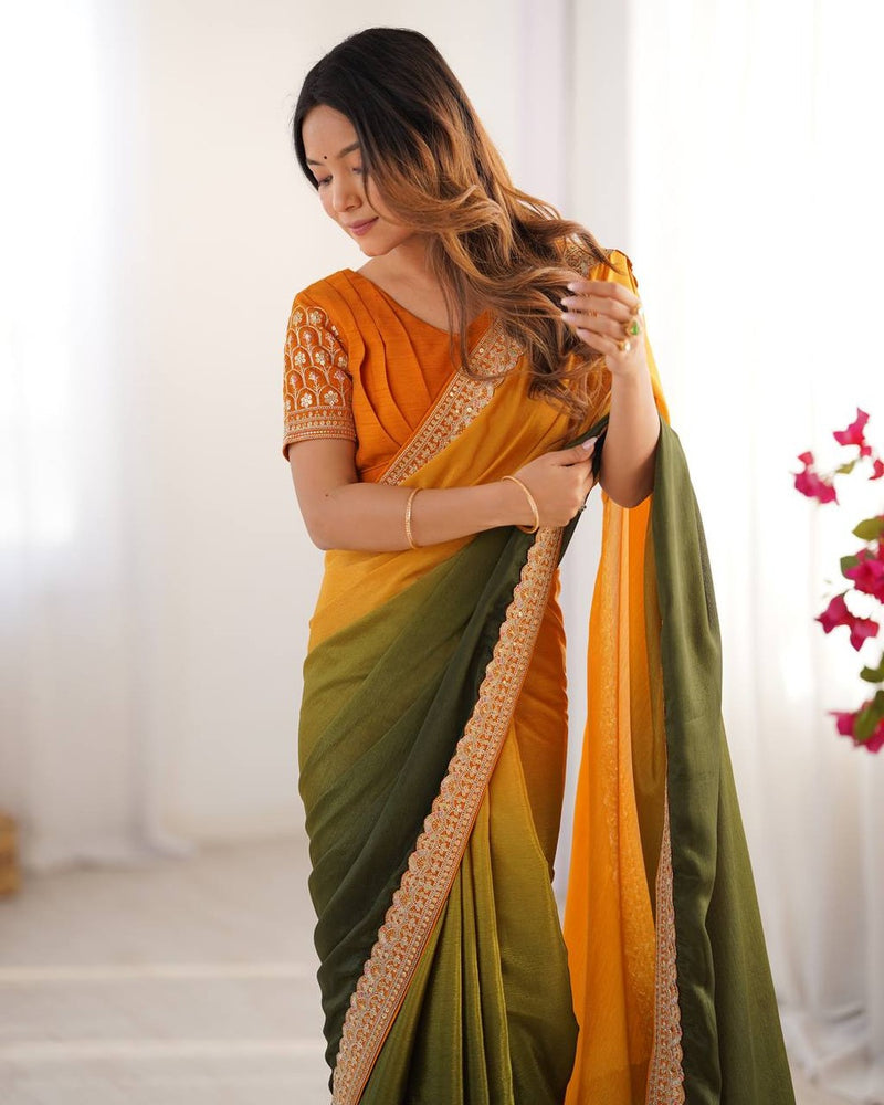 WomenLine Saree with a Touch of Royal Heritage