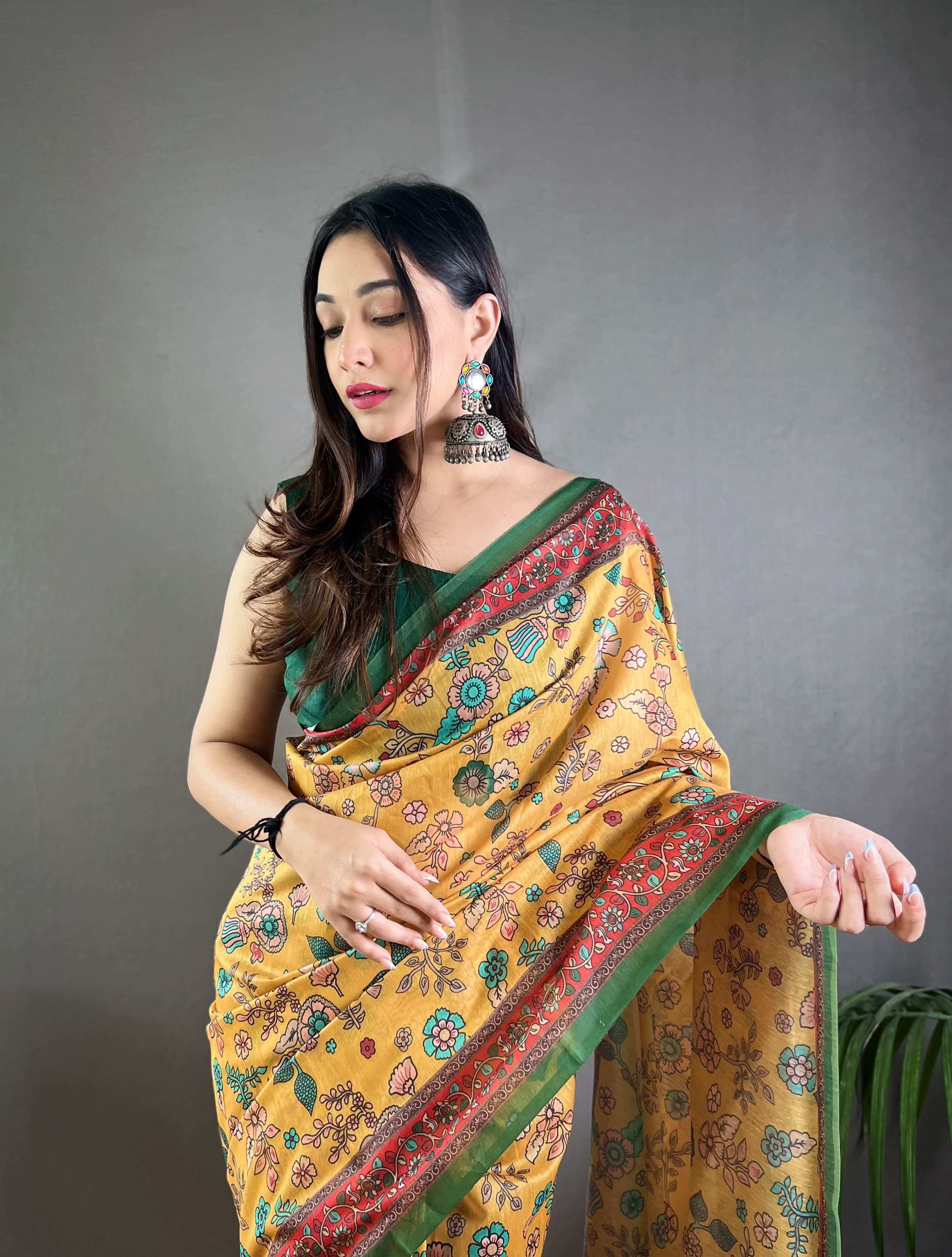 Womenline Best Kalamkari Saree